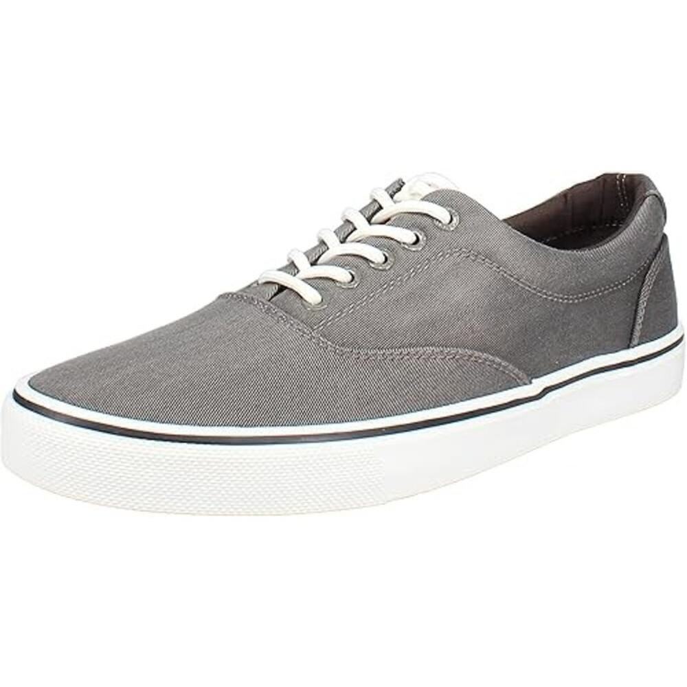 NWT Men's IZOD Rangley Canvas Shoe, Size 13, Gray, Lace Up, Classic, Casual